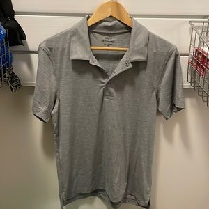 J. Crew Men’s Small Performance Polo Shirt (Gray)